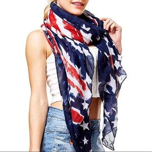American flag scarf